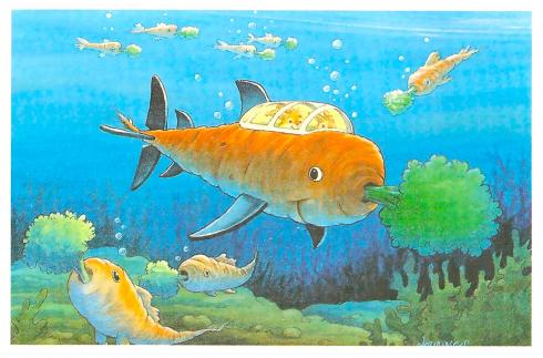 JOUANNIGOT  carte postale " carotte sous marine"