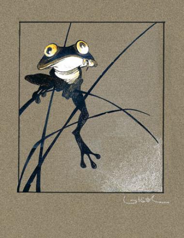 Loisel "la grenouille" Affiche édition d'art 24X18 cm